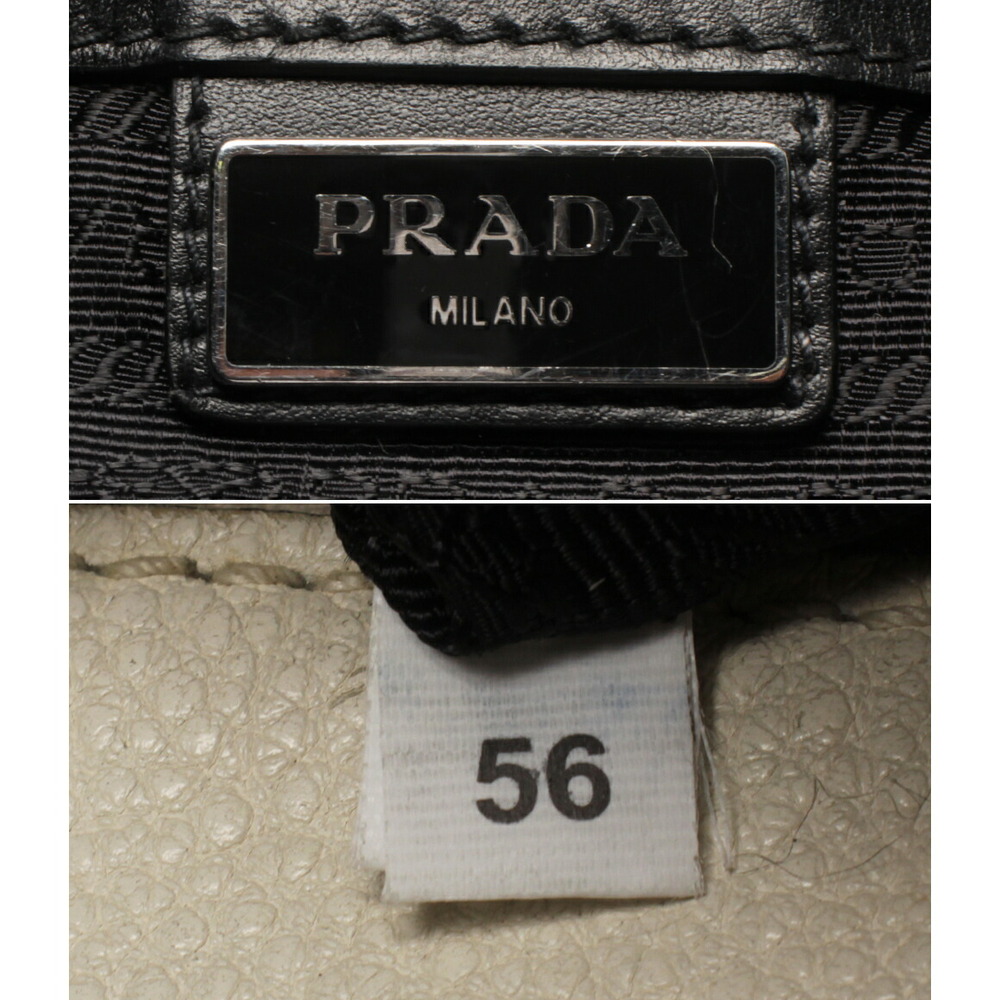 Prada white leather backpack - Picture 4 of 6